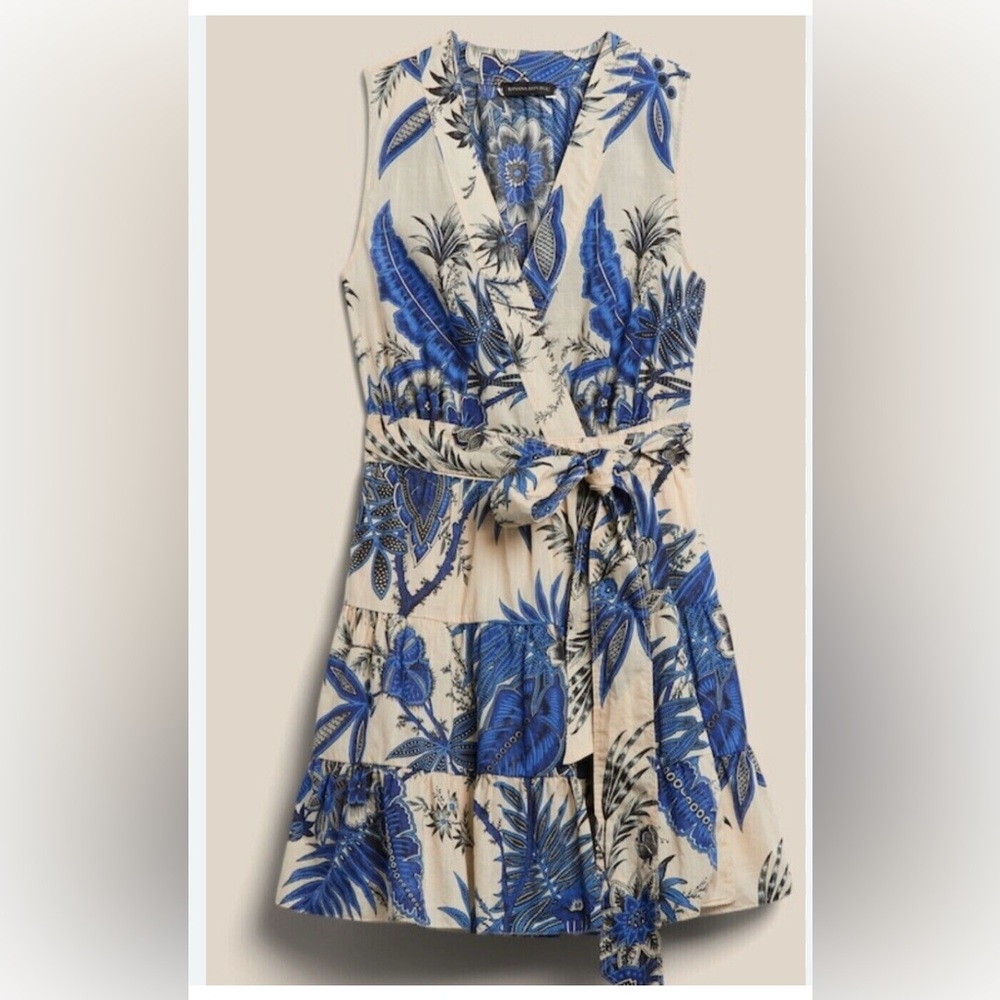 Banana Republic Cotton Wrap Dress